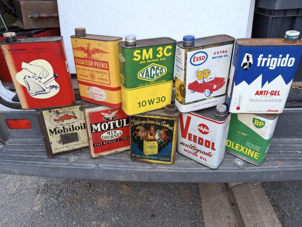 Bidons anciens